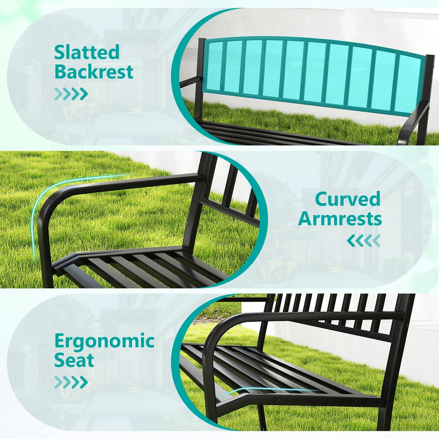 Outdoor Patio Park Backyard Lounger Chair Seats