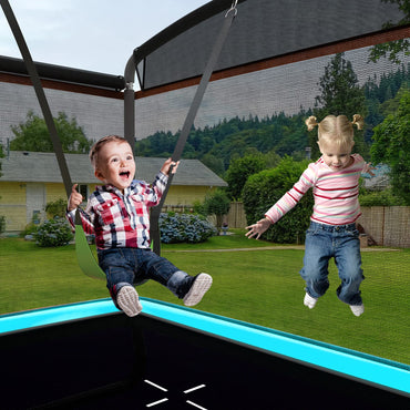 Rectangle Trampoline with Enclosure Net