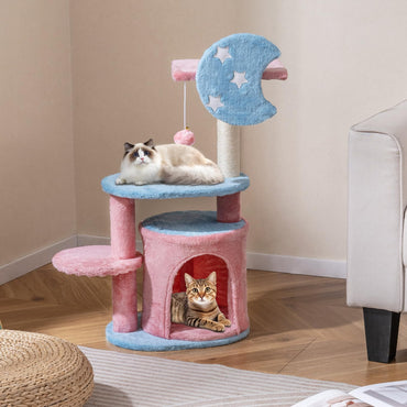 Cat Tree, Multi-Layer Cats Tower with Perch, Condo