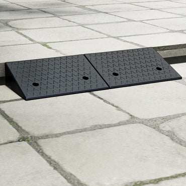 Heavy Duty Curb Ramp Set with 4 Expansion Bolts