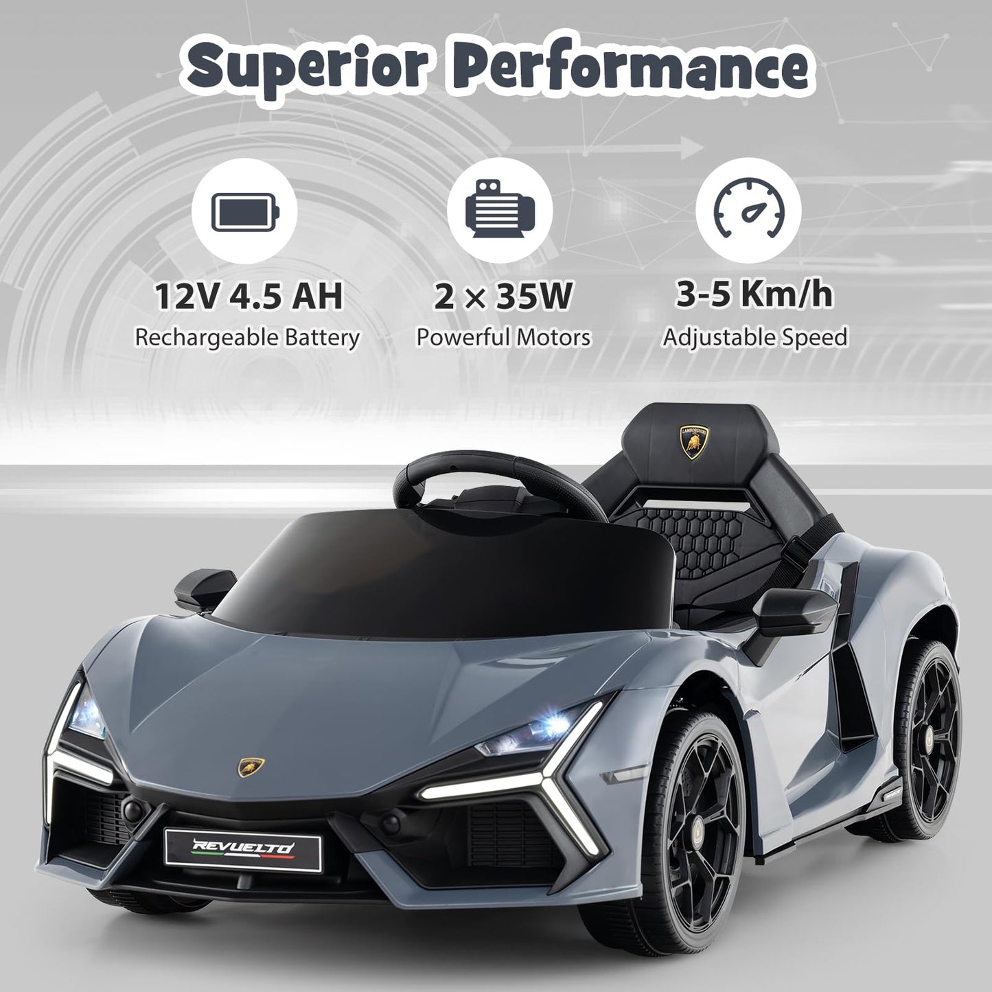12V Kids Electric Ride on Car with Remote Control