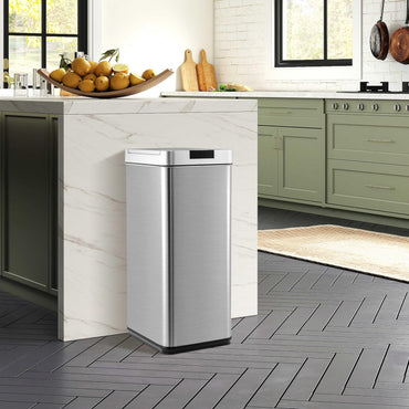 48L Automatic Trash Can with Lid