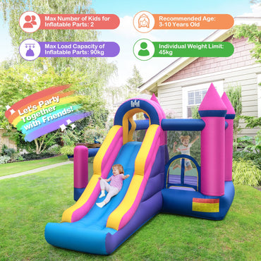 Inflatable Bouncy Castle, Kids Bounce House with 680W Blower