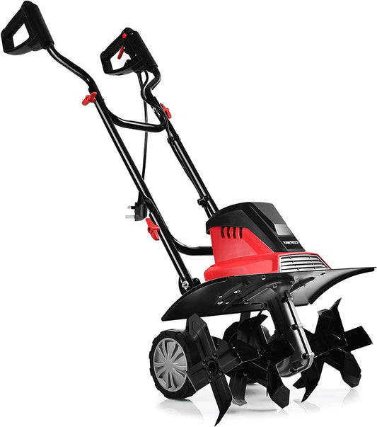 GiantexUK1200W/1500W Electric Tiller Lawn Soil Scarifier with 4/6 Tiller Blades