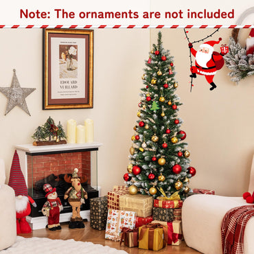 150/180cm Artificial Christmas Tree Pre-lit Xmas Tree with 150/250 Multi-color and Warm White Switchable LED Lights