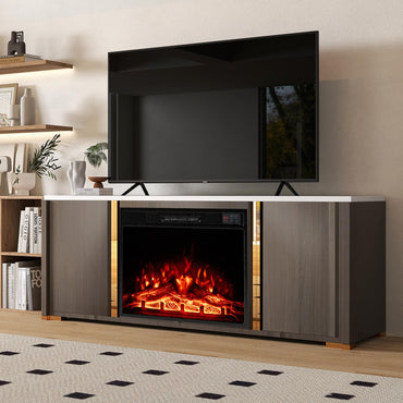 23” Electric Fireplace 750W/1500W Fireplace Insert