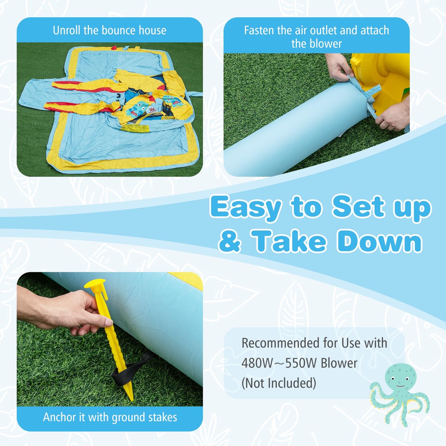 Children Blow Up Jumper for Indoor Outdoor