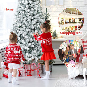Christmas Tree, Full-bodied Artificial Tree with Metal Stand
