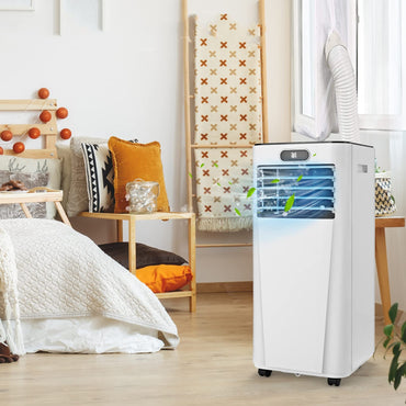 GiantexUK 9000BTU Portable Air Conditioner, 4 in 1 Mobile Air Cooler, Dehumidifier, 2 Speed Cooling Fan with WI-FI Smart APP