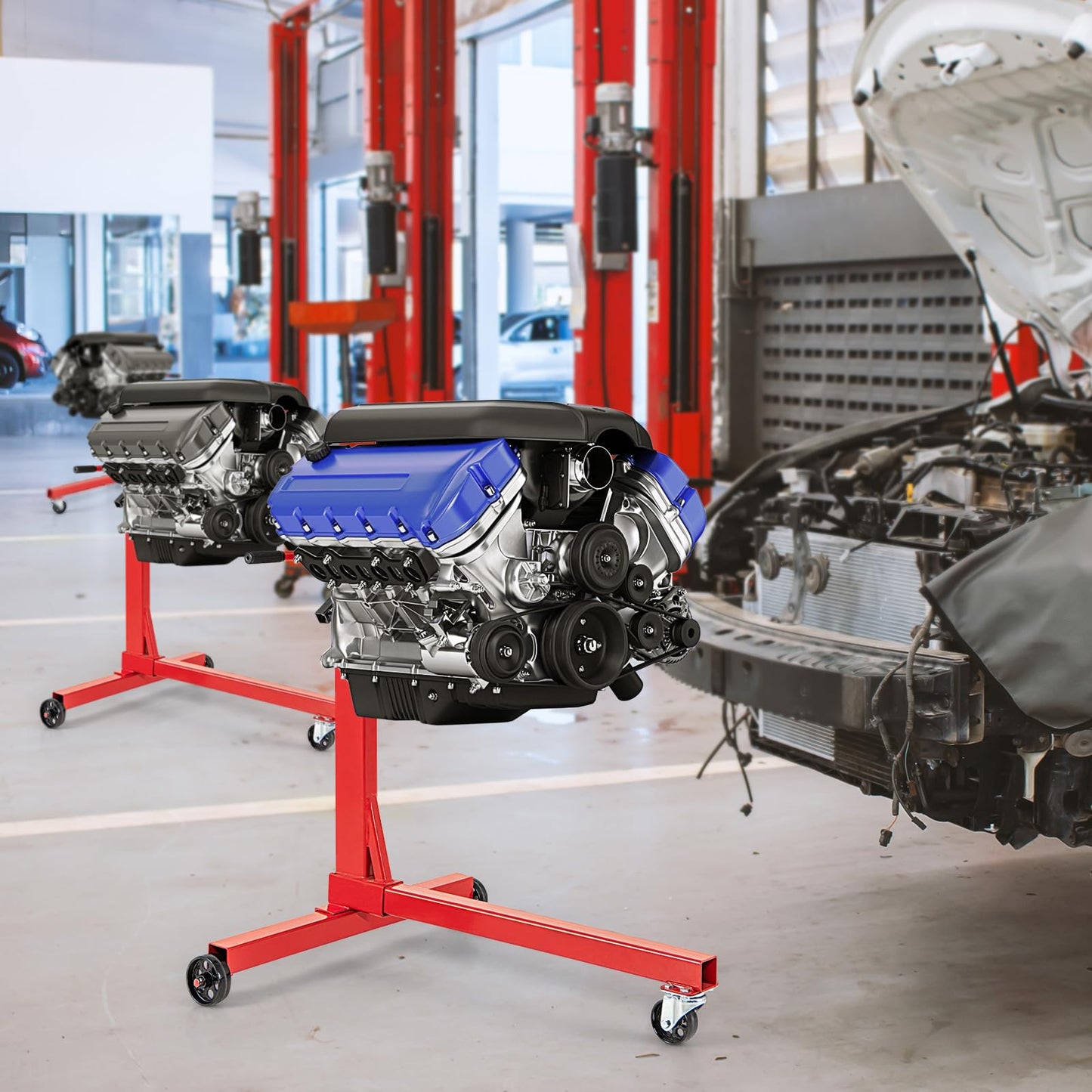 340 Kg Capacity Engine Stand with 360 Degree Rotating Head