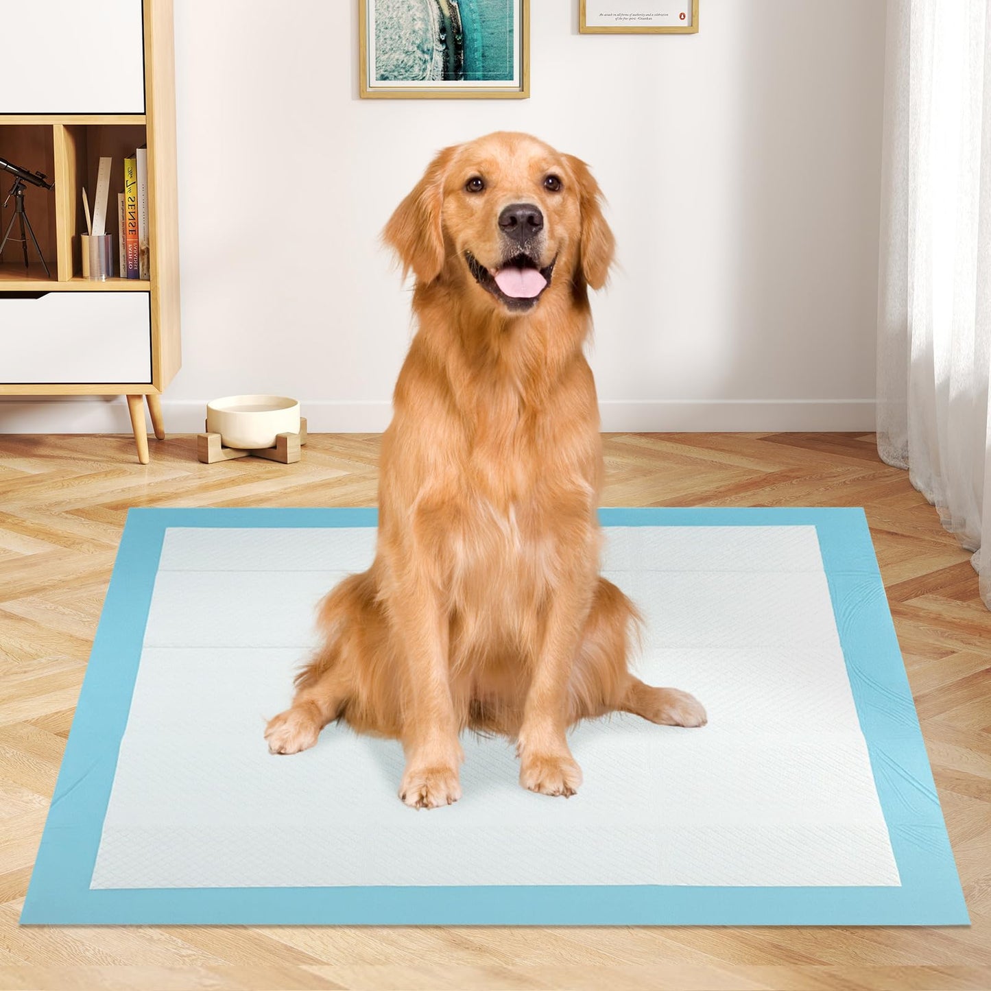 Dog and Puppy Pee Pads 90 x 90 cm(100 Counts) 6-Layer Leak-Proof Pet Pads