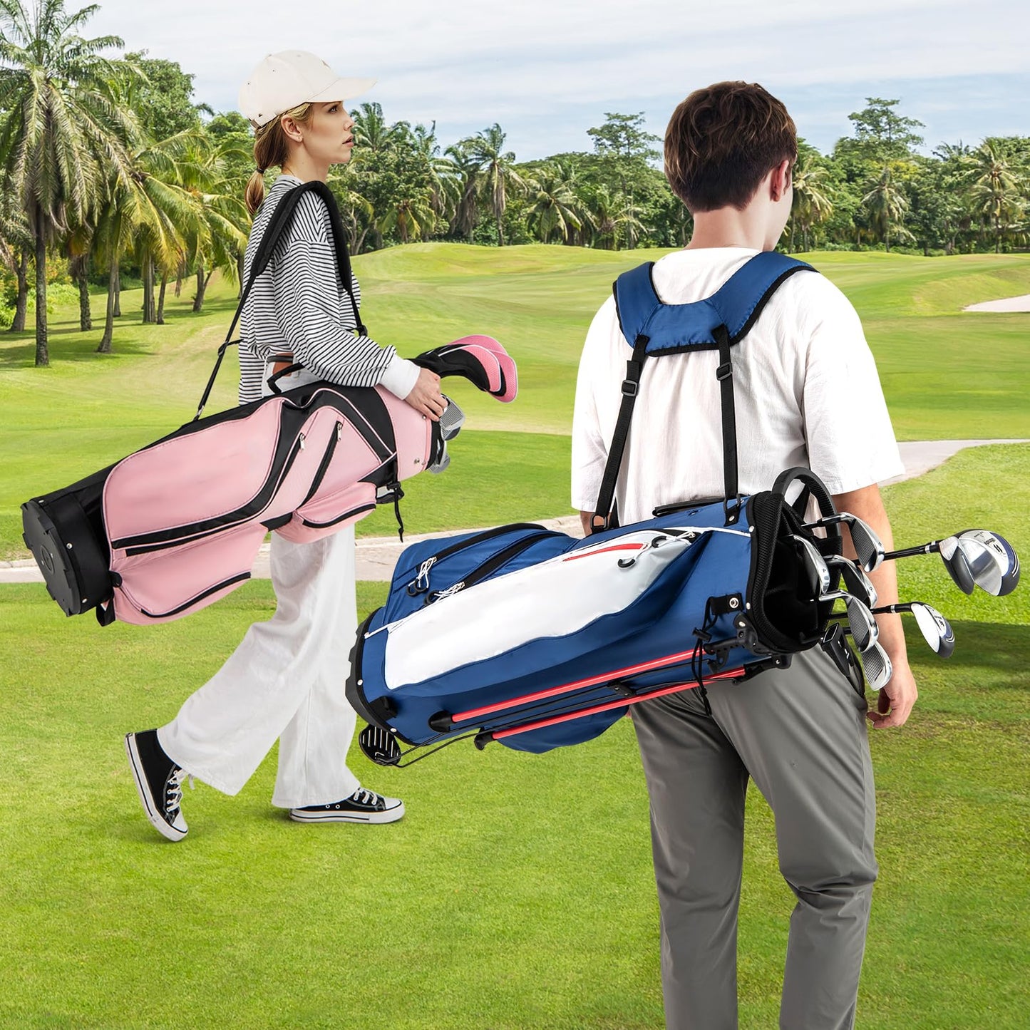 Men's Complete Golf Clubs Package Set 10 Pieces