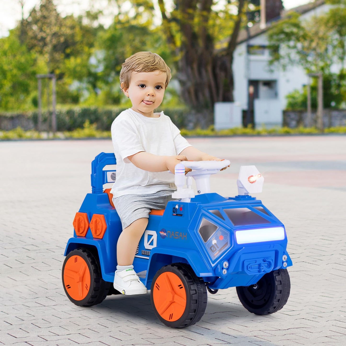 6V Kids Ride on Car Electric 4-Wheeler for Kids with Music