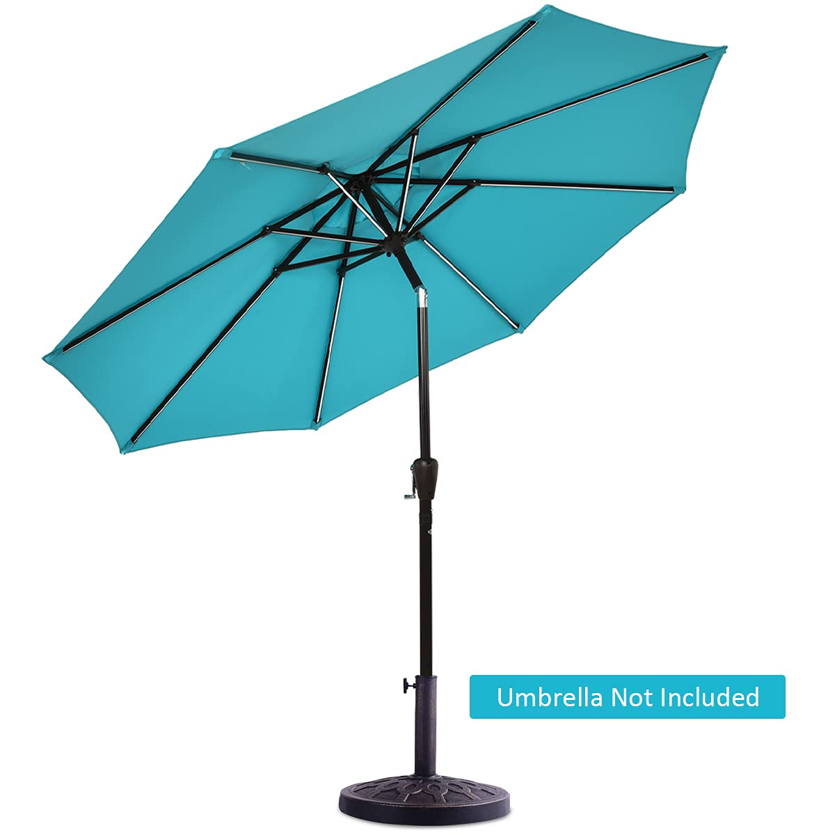 45 x 45 x 33cm Outdoor Heavy Duty Umbrella Stand Holder