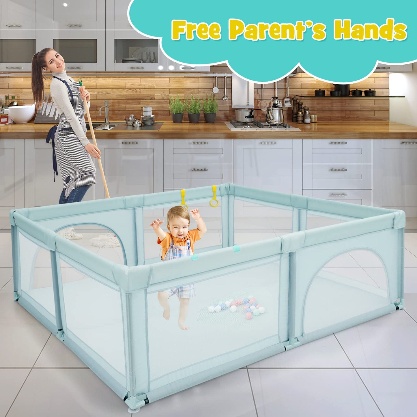 Baby Playpen for Babies and Toddlers