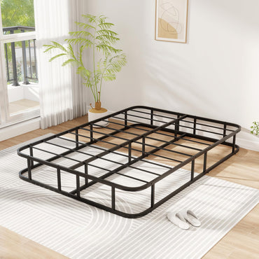Double/King Size Bed Frame with Metal Slat Support No Box Spring Needed