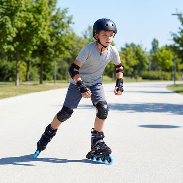 Kids Inline Skates for Boys & Girls, 4 Sizes Adjustable Blades Roller Skates