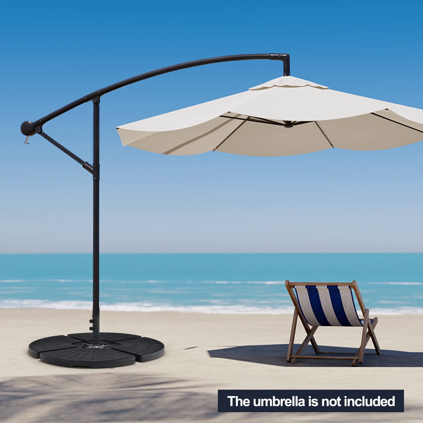 Outdoor Garden Patio Yard Cantilever Banana Umbrella Base Weight