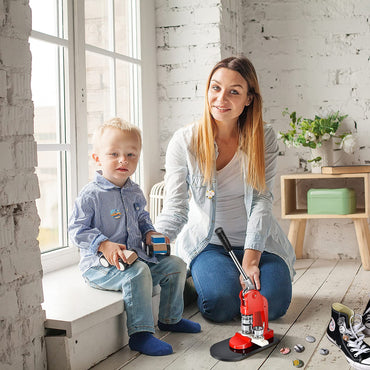 Badge Maker Pin Button Machine 25mm 1000 Cutter Kits