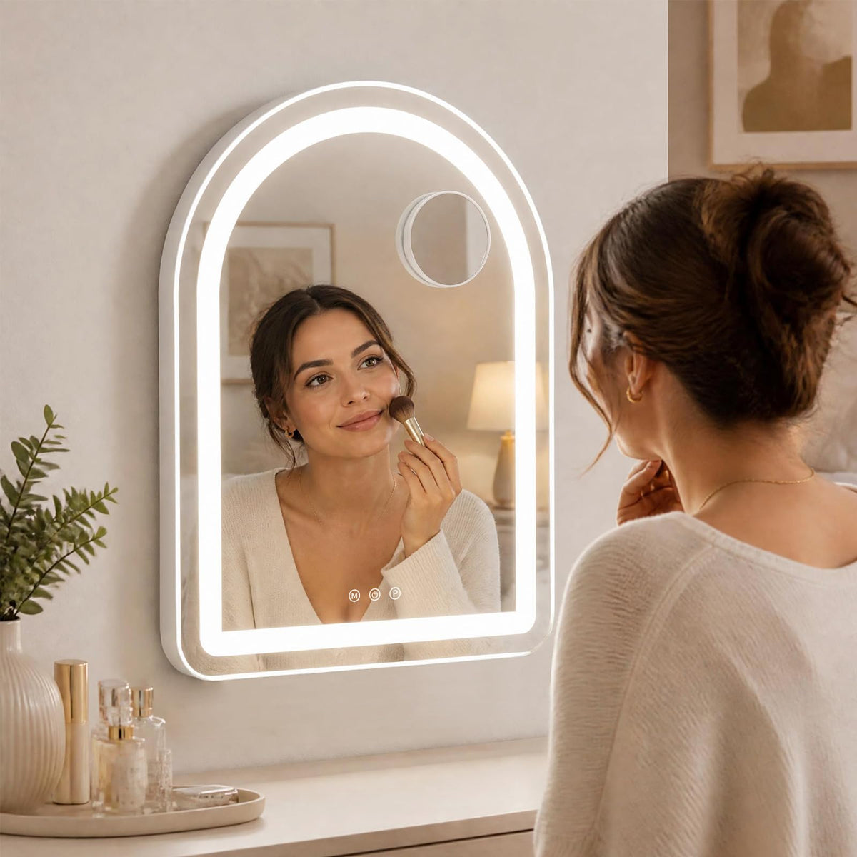 Hollywood Vanity Mirror with Lights, 40 x 57cm LED Makeup Mirror
