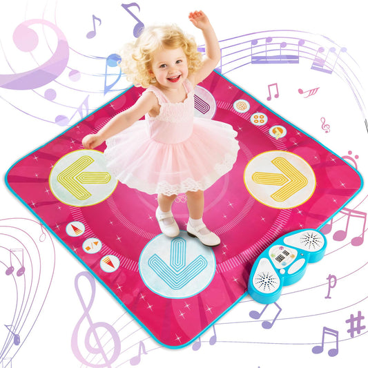 Fun Dance Mat with 8 Background Music and Adjustable Volume for Kids