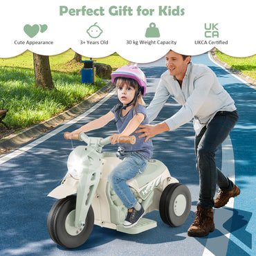 6V Electric Kid Ride on Motorcycle with Bubble Maker