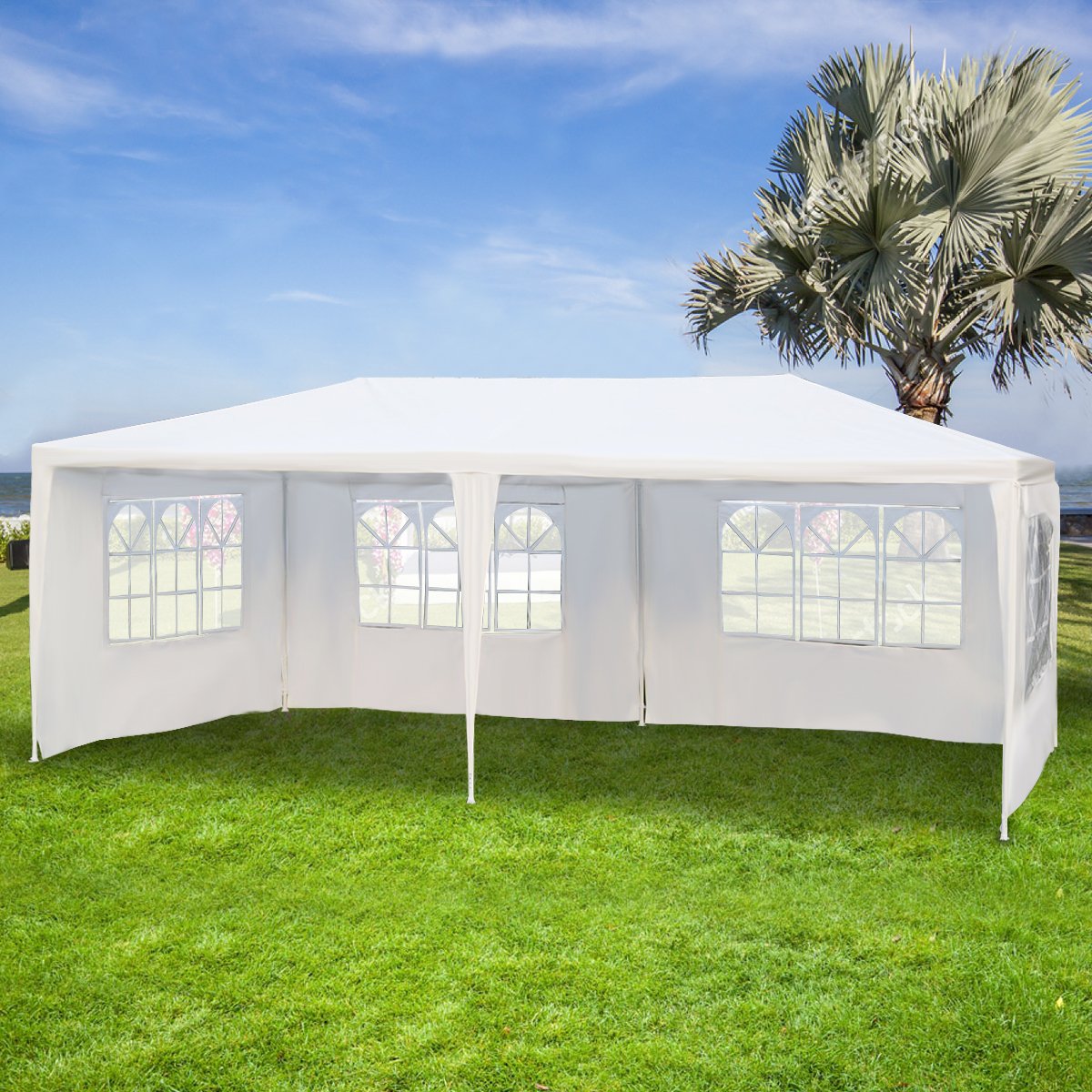 Garden Gazebo with Carry Bag and 4 Side Walls