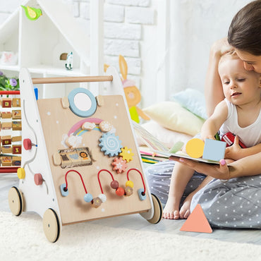 7 in 1 Toddler Push Along Toy with Activity Center