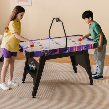 144 CM Air Hockey Table with 2 Pucks and 2 Pushers for Kids and Adults