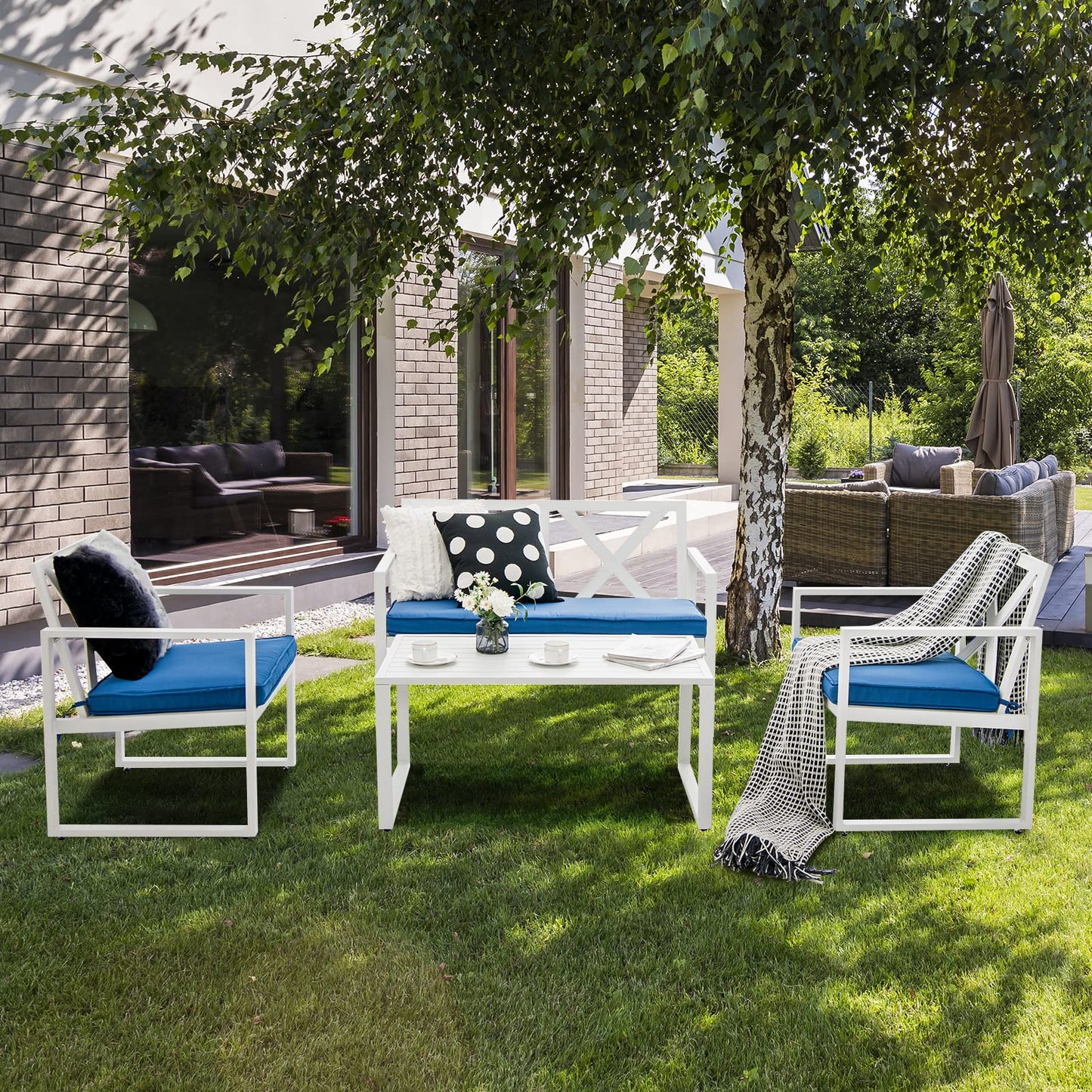Giantex 4 Pieces Garden Furniture Set