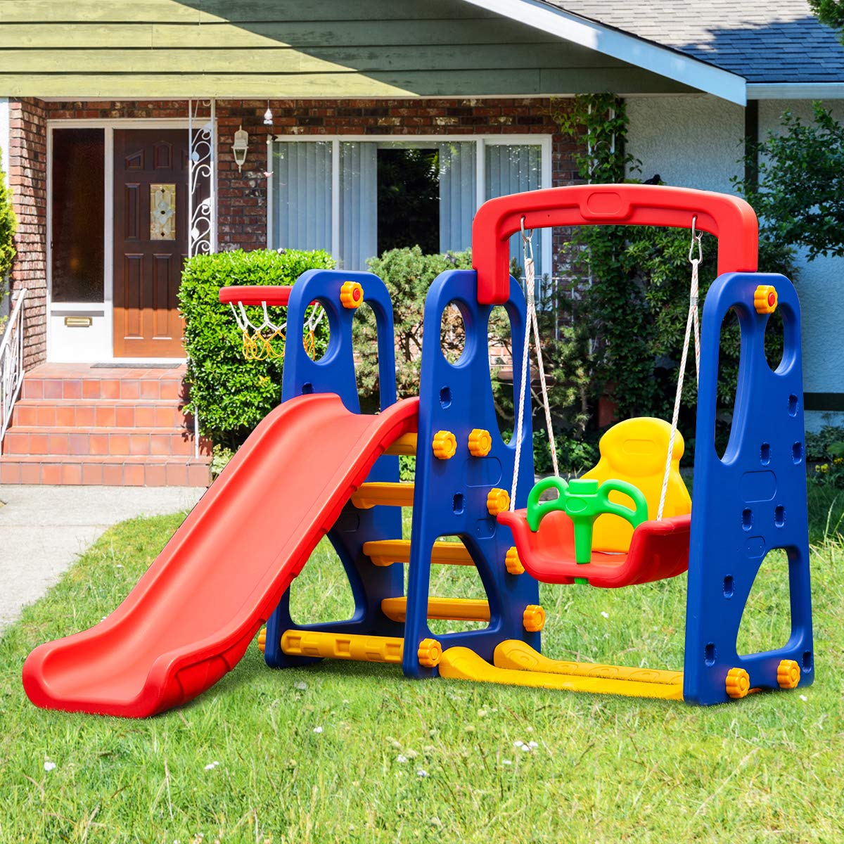 Toddler Swing and Slide Set