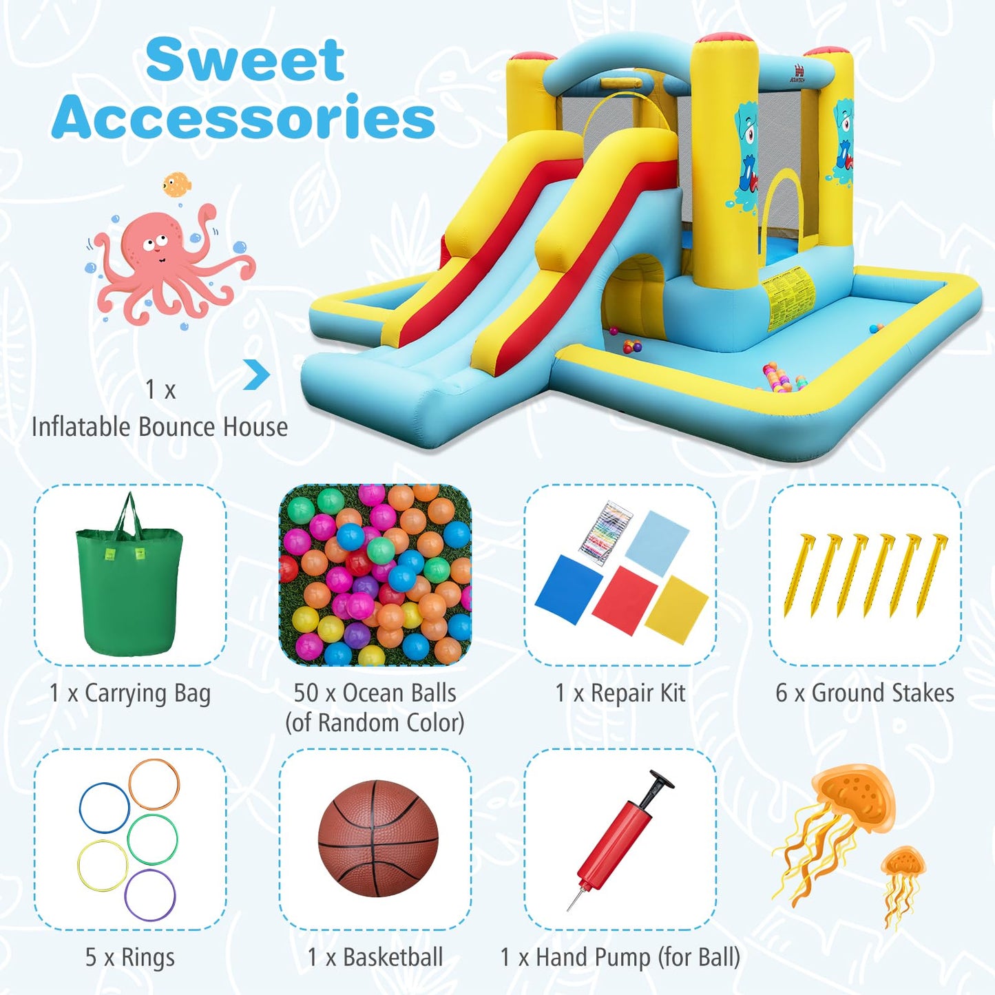 Children Blow Up Jumper for Indoor Outdoor