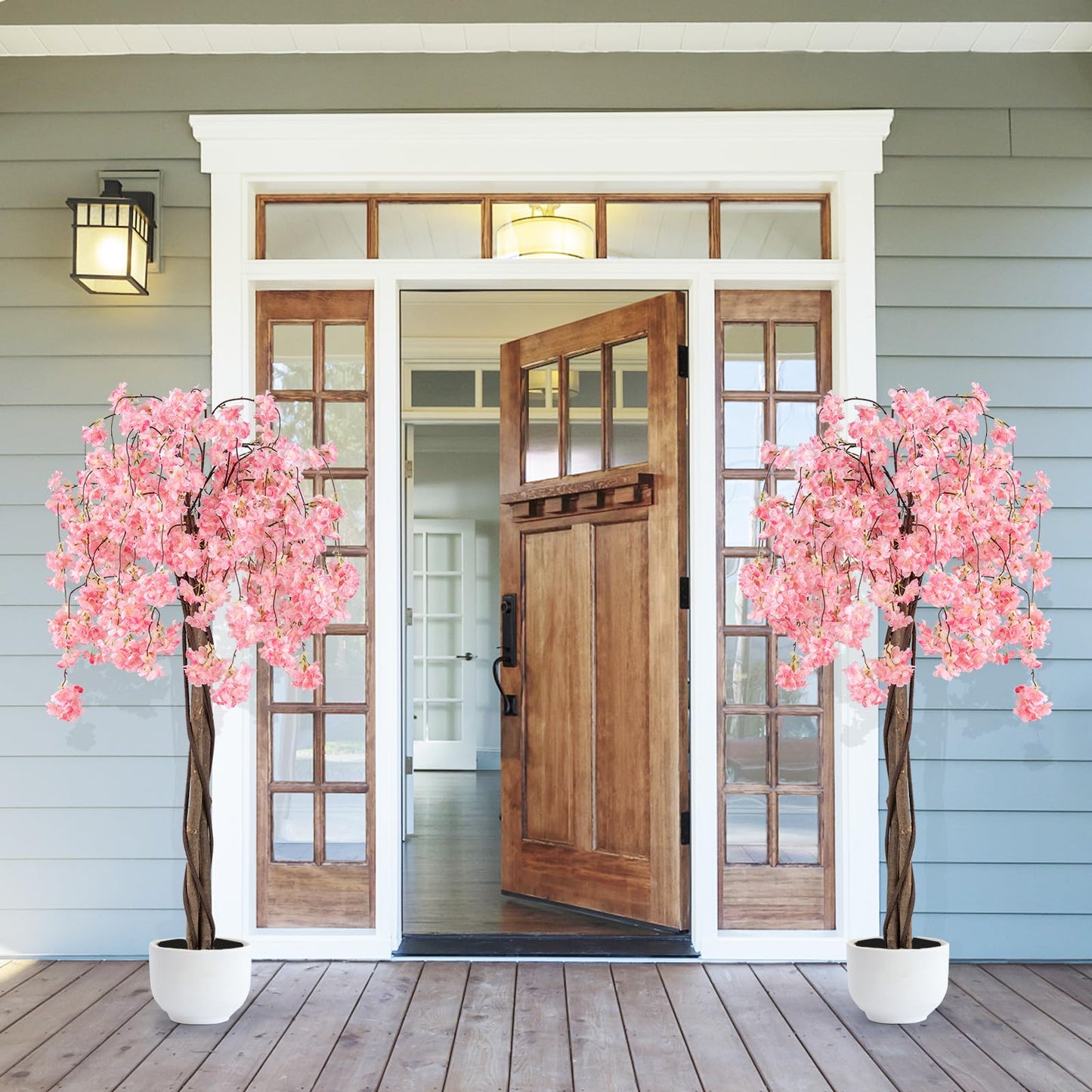 163CM Tall Artificial Cherry Blossom Tree with Flowers