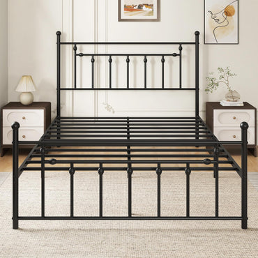 Single/Double/King Size Metal Bed Frame with Headboard