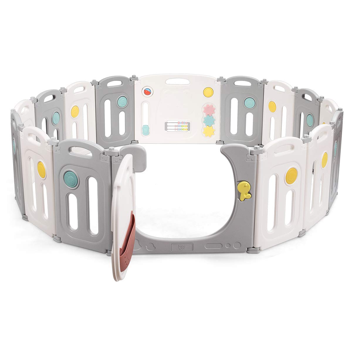 Toddler Playard Activity Center with Lockable Door
