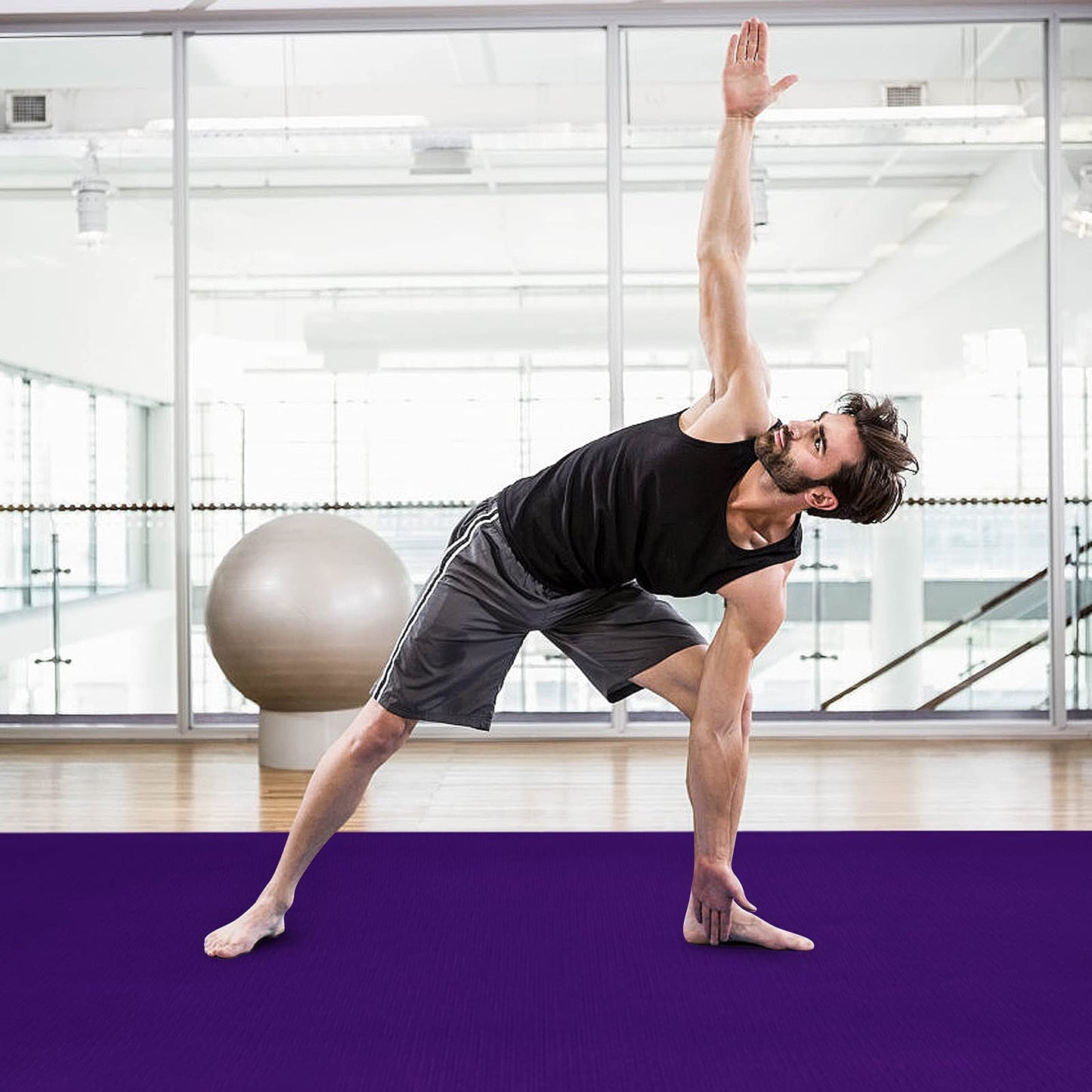 6FT x 4FT Exercise Mat with Carrying Strap