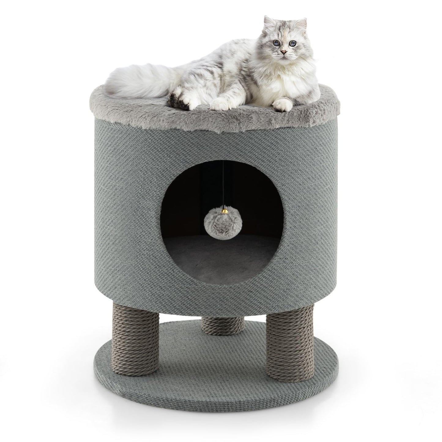 3 in 1 Cats Cave Sleeping House with Scratching Posts