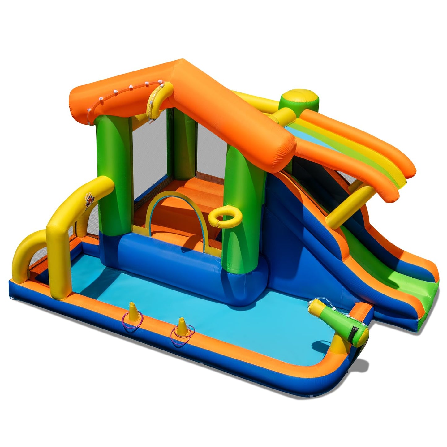 8 in 1 Kids Bouncy Castle with Slide