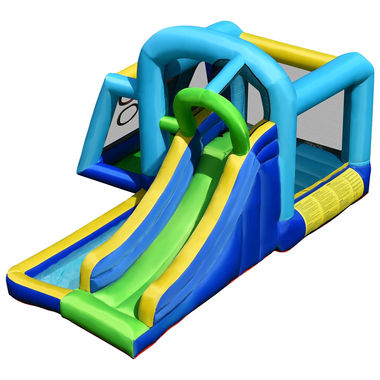 Inflatable Bouncer House with Jumping Area and Slide (without blower)