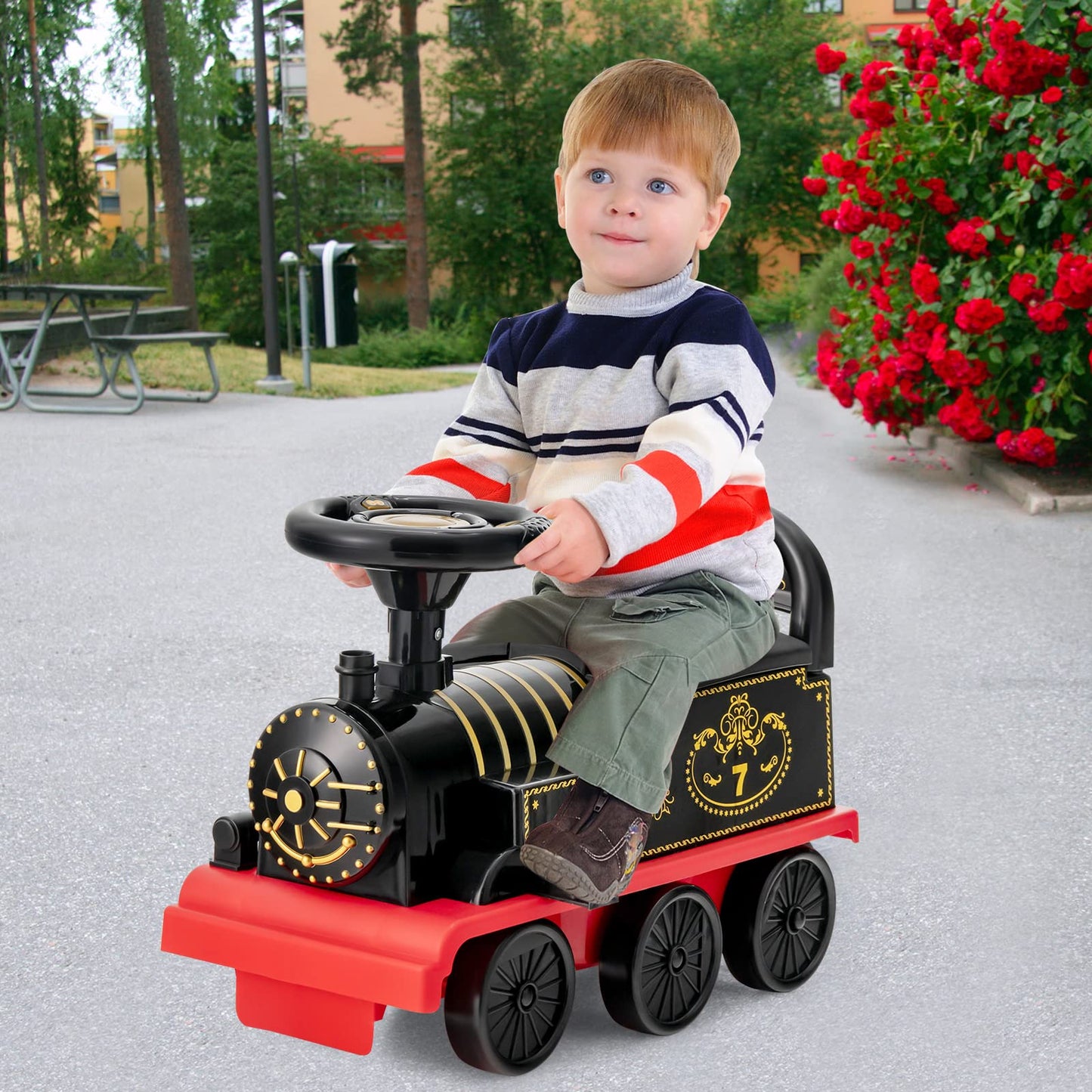 6V Battery Powered Electric Ride On Car for Boys Girls Ages 3+ Years
