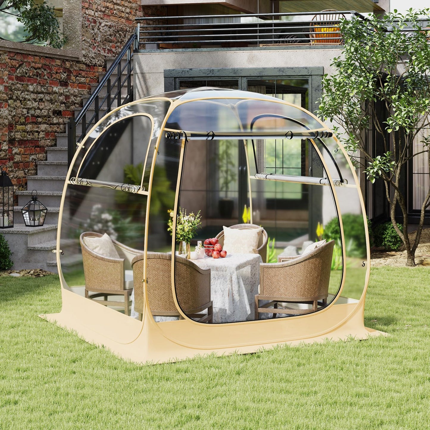 All Weather Clear Sport Shelter Dome House with Carrying Bag