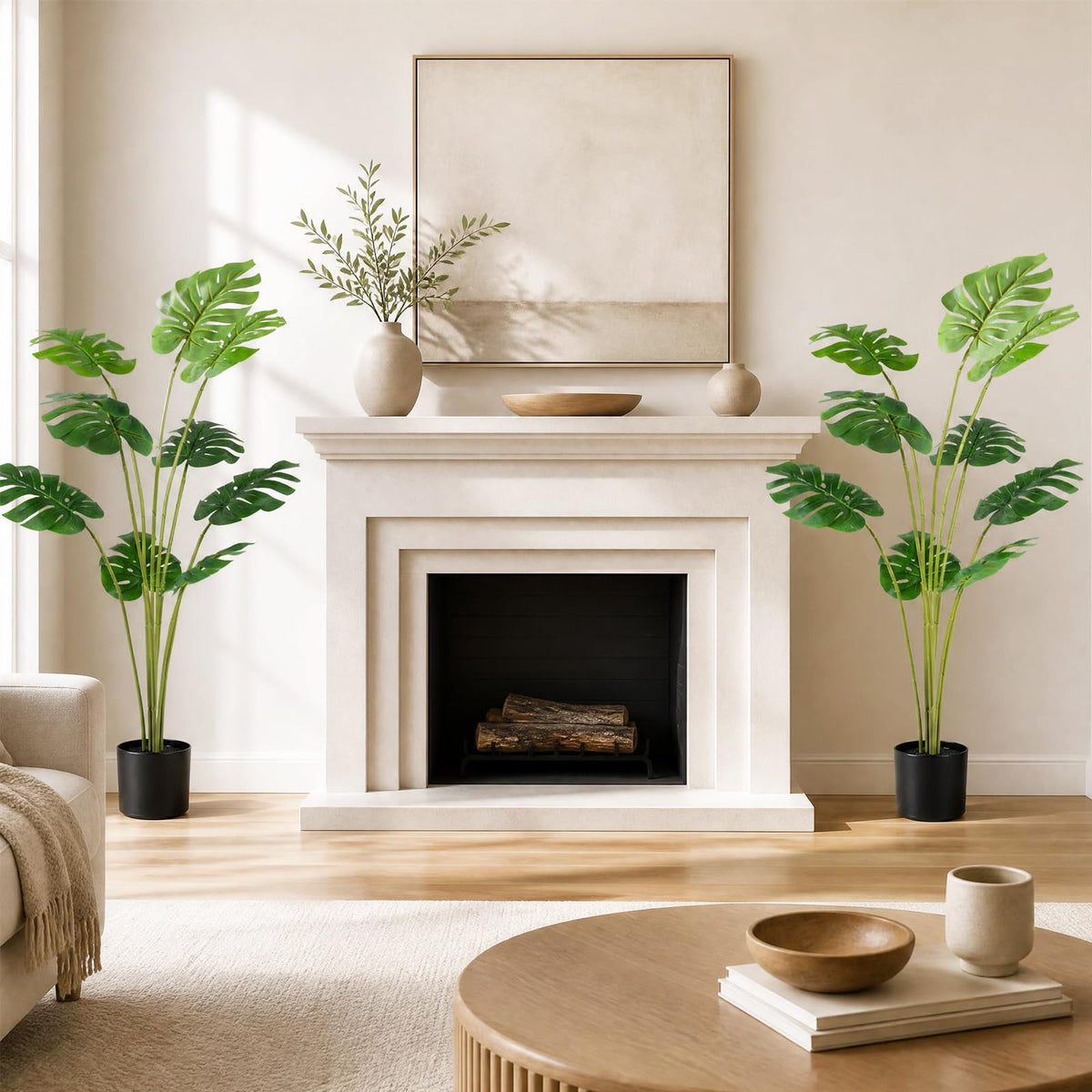 120 cm Artificial Monstera Deliciosa Plant in Pot