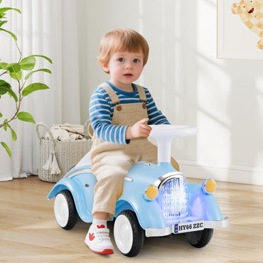 Toddler Ride on Toy with Steering Wheel for Children 19-36 Months Old
