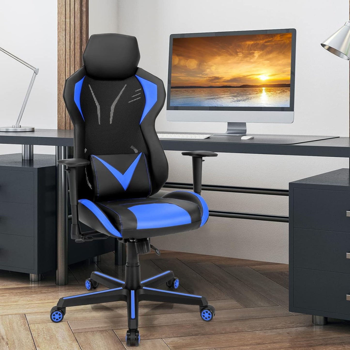 Ergonomic Gaming Chair with Tilting Function