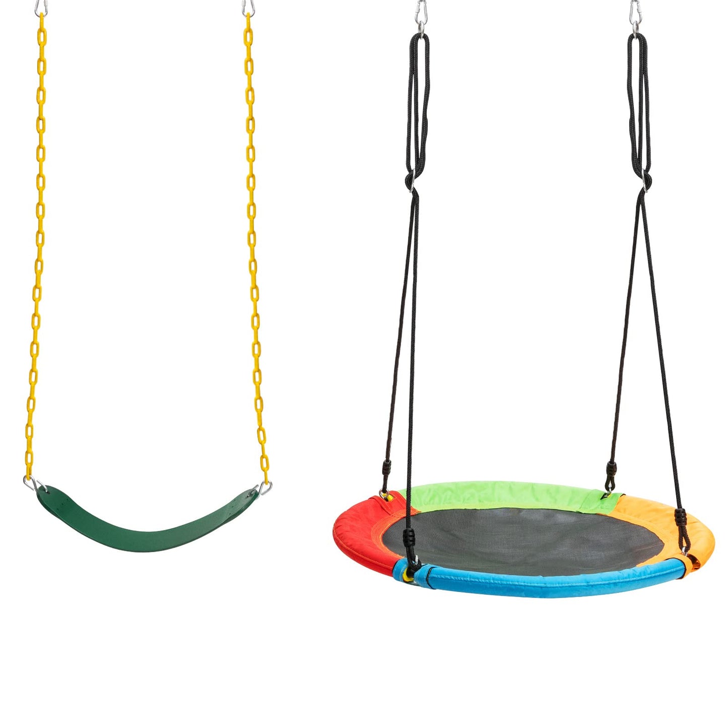 Belt and Nest Swing Seat with Adjustable Hanging Ropes