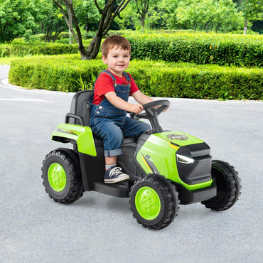 Kids Ride on Tractor 12V Electric Vehicle with Detachable Trailer and Remote Control