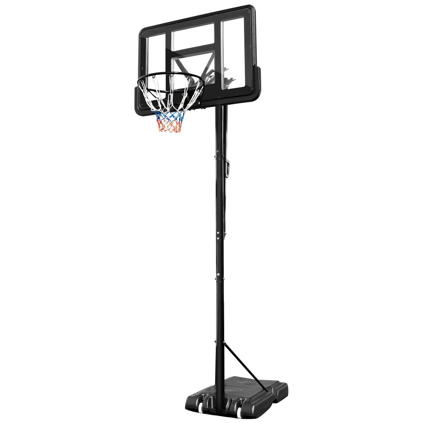 10ft Basketball Backboard Hoop Net Set with Wheels