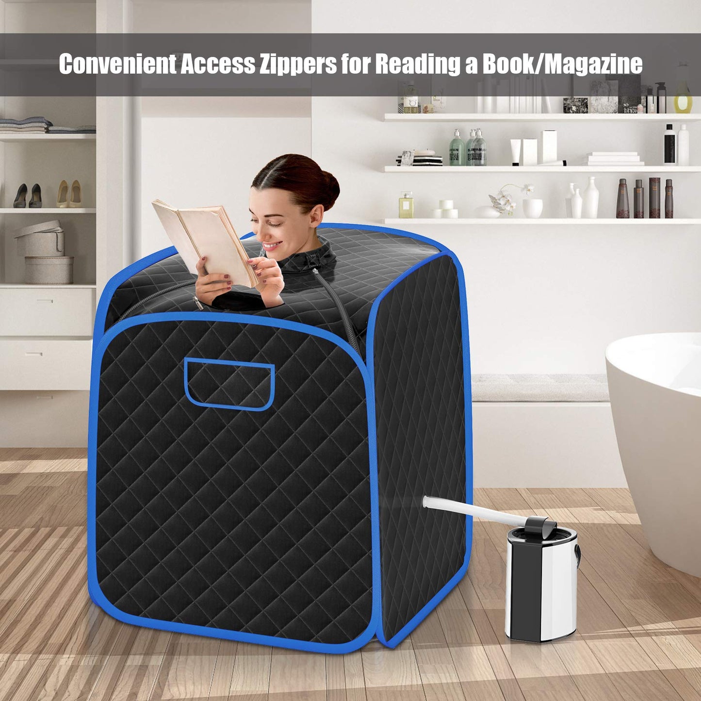 3L Folding Personal Spa Steam Pot with Chair