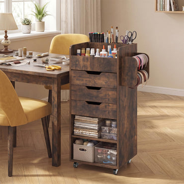 3 Drawers Mobile File Cabinet, Lateral Storage Chest