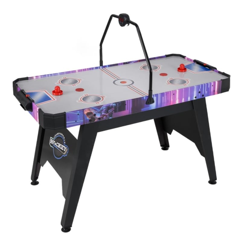 144 CM Air Hockey Table with 2 Pucks and 2 Pushers for Kids and Adults